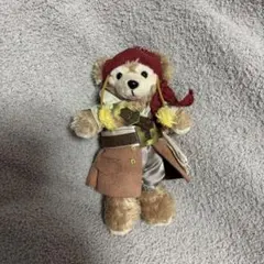 Duffy 美品 ダッフィー  車掌コス 25周年 ぬいば ぬいぐるみバッジ ダッフィーぬいぐるみバッジ 東京ディズニーランド 25周年 （2個