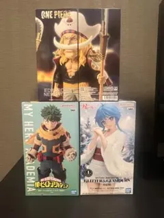 新品・未開封　プライズフィギュア　ワンピース　ヒロアカ　ぬーべ
