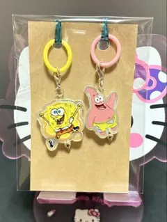 スポンジボブ パトリック めじるしチャーム 2点セット