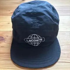 LACOSTE ロゴ刺繍 ナイロンキャップ