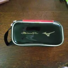 Mizuno Pro ケース 　小物入れ　マルチケース　赤×黒　エナメル