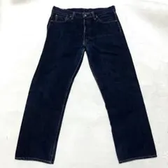 EIght-G エイトジー W36 LOT012 紺 コットン ボタンフライ