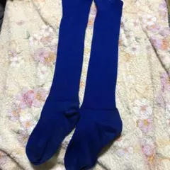 青　サッカーソックス 20㎝前後　おまけ付き