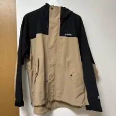 GERRY×アダムエロペマウンテンパーカー 黒/ベージュ