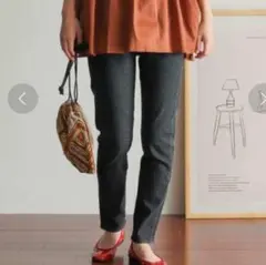 <DOORS> デニムスリムイージーパンツ