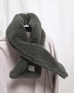 （g）グラム ⠀オリーブグリーン フリースマフラー