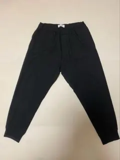 【良品】アダムエロペ ジョガーパンツ M ブラック イージーパンツ テーパード