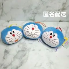 ドラえもん フェイスマスコット　3セット　ぬいぐるみ　まとめ売り　匿名配送