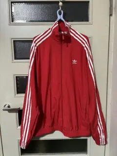 美品　adidas adilenium オーバーサイズ トラックトップ　赤　M