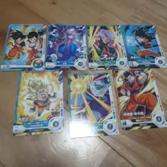 ドラゴンボールヒーローズ　ジャンプ カード 7枚セット最低入札1000円のサムネイル