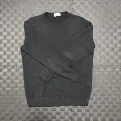 Settefili Cashmere クルーネックニット ブラック　炭黒のサムネイル