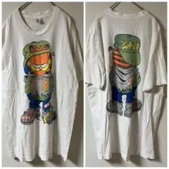 90s FRUIT OF THE LOOM/ガーフィールド tシャツ/XL