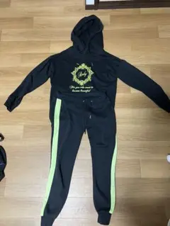 rady セットアップ　パーカー　ネオングリーン