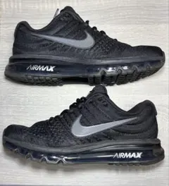【美品】NIKE AIR MAX エアマックス2017 TRIPLE BLACK
