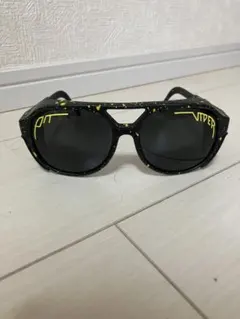 Pit Viper ピットバイパー　ティアドロップ　サングラス　黒黄　偏光