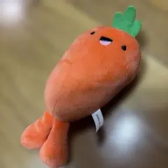 ダイソー おやさい 野菜 人参 にんじん キーホルダー足付き