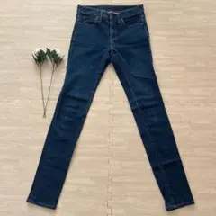 GU ジーユー スキニーストレッチジーンズ レギンスパンツ デニム 青 紺