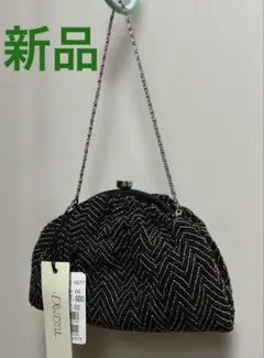 スコットクラブ　2wayパーティークラッチバッグ　総ビーズ　¥17000ヤマダヤ