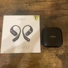 【動作やや不良あり】SHOKZ OPENFIT 初代 T910 ブラックのサムネイル