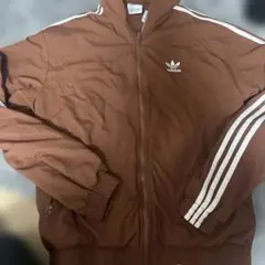 adidas ブラウン ジップアップジャケット S