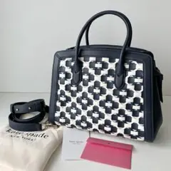 Katespade】ケイトスペード ノット ハンドバッグ ショルダーバッグ 紺