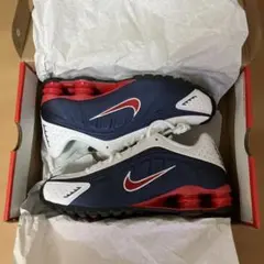 しもじ様専用 Nike Shox R4 8.5 ミッドナイトネイビー