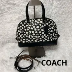COACH 花柄2wayバッグ　ショルダー　ハンドバッグ　コーチ