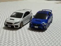 京商　1/64 スバルWRX STI 2台セット