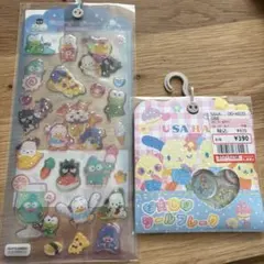 正規品ドロップジュエリー　はぴだんぶい　ウサハナおはじきシールフレークセット