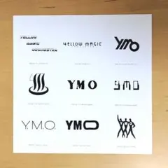 【YMO】結成20周年記念特別限定プレス版ノベルティ歴代ロゴ シール