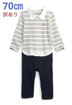 『訳あり・新品』babyGap 3in1 ロンパース　70㎝