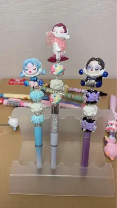 POP MART スカルパンダskullpanda改造カスタムドール 手作りペン