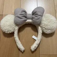 ミニーカチューシャ　もこもこ　ディズニー