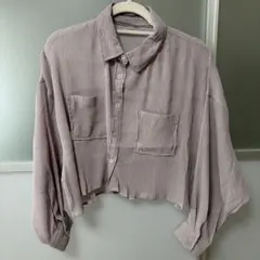 GRL 長袖シャツ ブラウス パープル