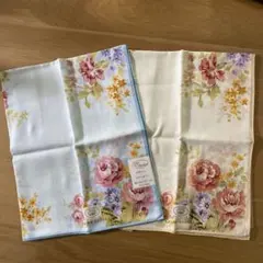 LAURA ASHLEY ローラアシュレイ大判ハンカチ 2枚セット