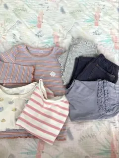 80cmセット売り　ロンT・ズボン計6点