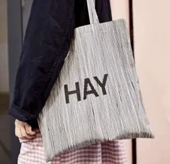 HAY ストライプ柄 トートバッグ 厚手