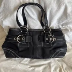 【超美品】coach コーチ soho hobo ショルダーバッグ black