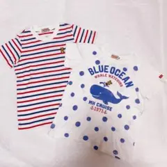 MIKIHOUSE ミキハウス Tシャツ 男の子 100cm 2枚セット