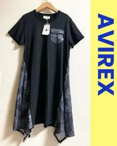 ●●最終処分価格●● AVIREX ワンピース チュニック 迷彩 Tシャツ
