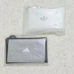 【新品未使用】adidas カラナビ付きクリアポーチ ポーチ