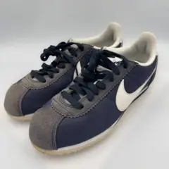 【24cm】NIKEコルテッツ ネイビー スニーカー【箱無】
