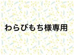 わらびもち様専用