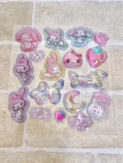 ボンボンドロップシール ピンク系 まとめ売り