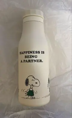スターバックス ステンレスロゴボトル PEANUTS オフホワイト 473ml