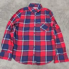 UNIQLO チェック柄 長袖ネルシャツ Mサイズ