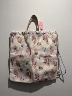 バレエレッスンバッグ KIDS バレエシューズプリント