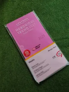 ほぼ日手帳 2027 weeks 英語版 ピンクサファイア