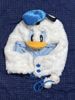 ディズニー　ドナルドダック ファンキャップ　ボア　58cm