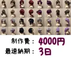 ウィッグオーダー※最速3日可能